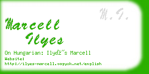 marcell ilyes business card